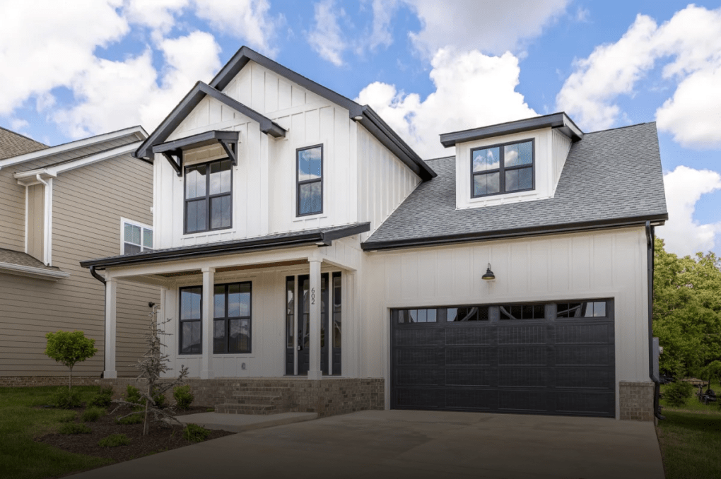 Front of a remodeled house