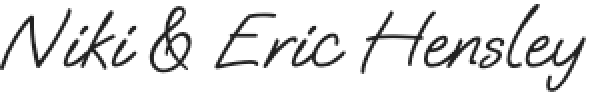 Niki & Eric Hensley