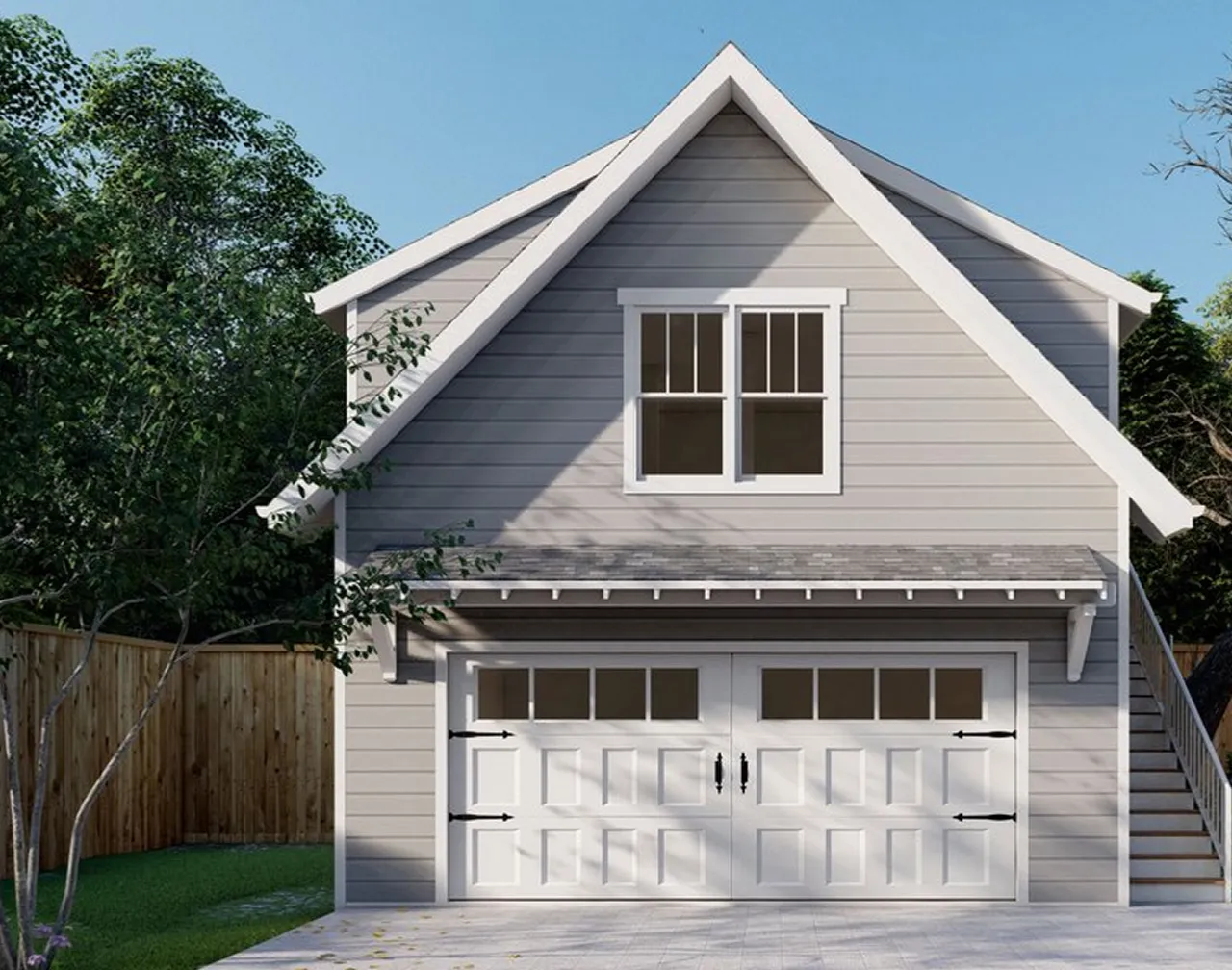 New home construction on private land, illustrating the process of building a custom home from the ground up