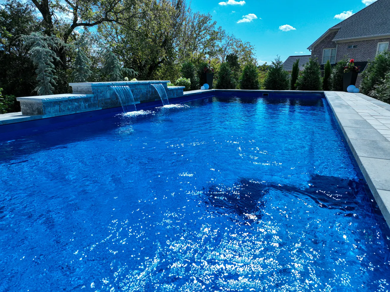 A picture of a stunning custom pool